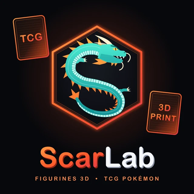 Logo de ScarLab, atelier d'impression 3D et de figurines sur mesure